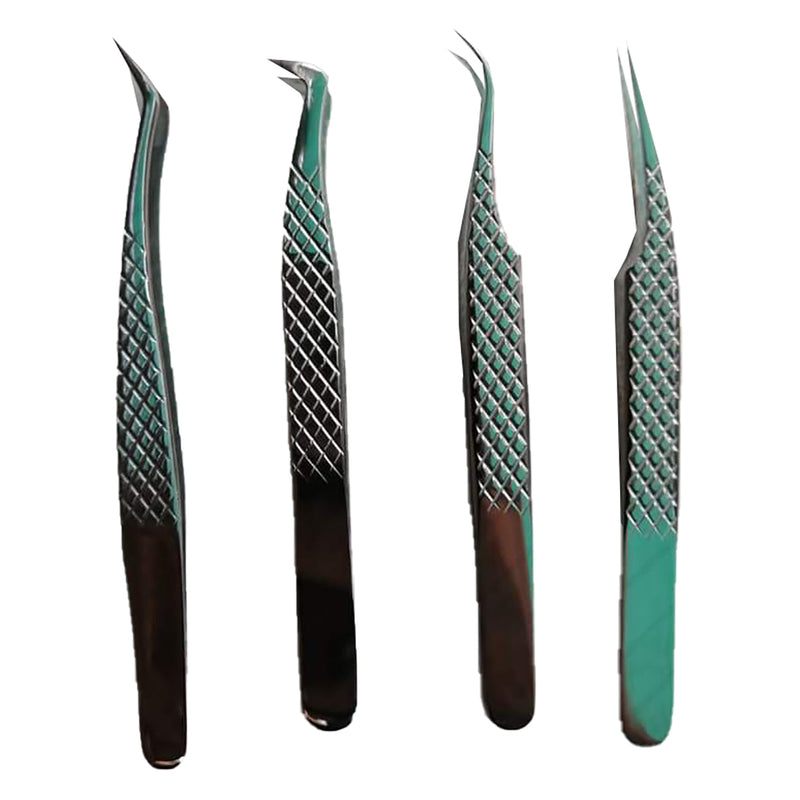 Multiple Eyelash Tweezers Set