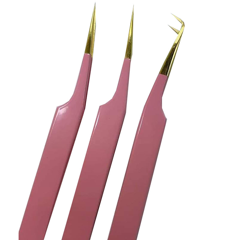 Multiple Eyelash Tweezers Set