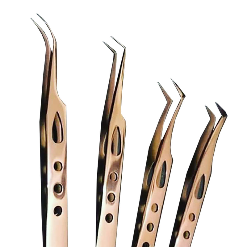 Multiple Eyelash Tweezers Set